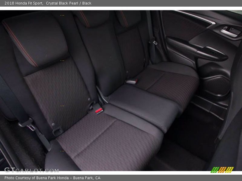 Crystal Black Pearl / Black 2018 Honda Fit Sport