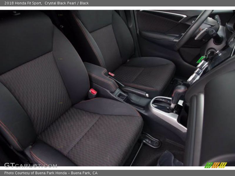 Crystal Black Pearl / Black 2018 Honda Fit Sport
