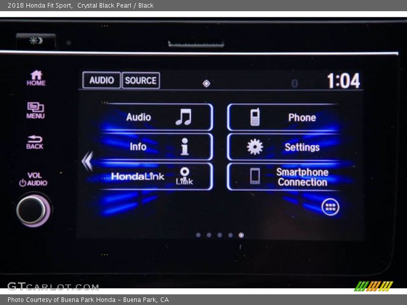 Crystal Black Pearl / Black 2018 Honda Fit Sport