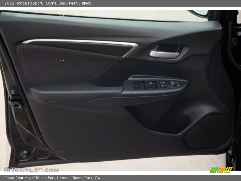 Crystal Black Pearl / Black 2018 Honda Fit Sport