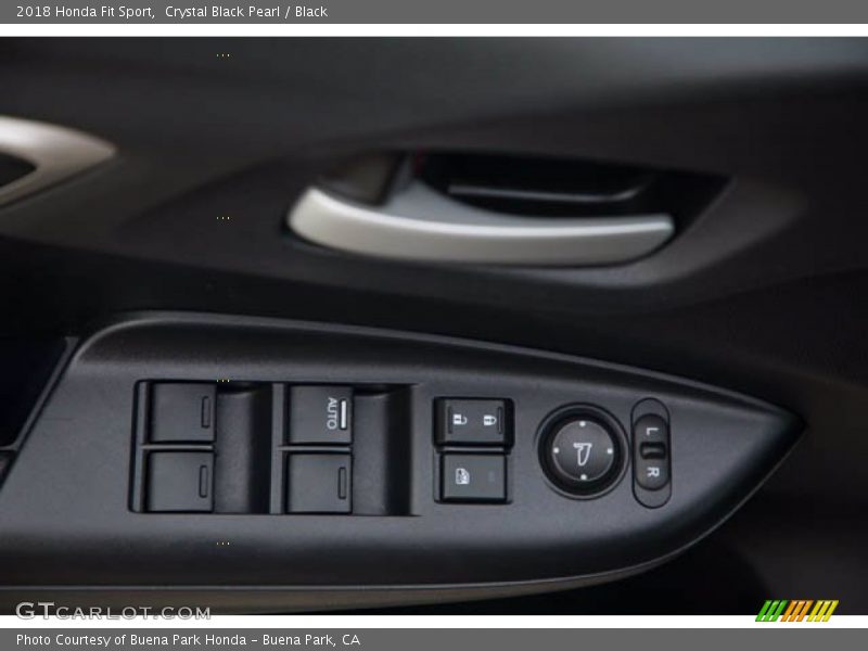 Crystal Black Pearl / Black 2018 Honda Fit Sport