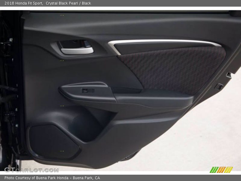 Crystal Black Pearl / Black 2018 Honda Fit Sport