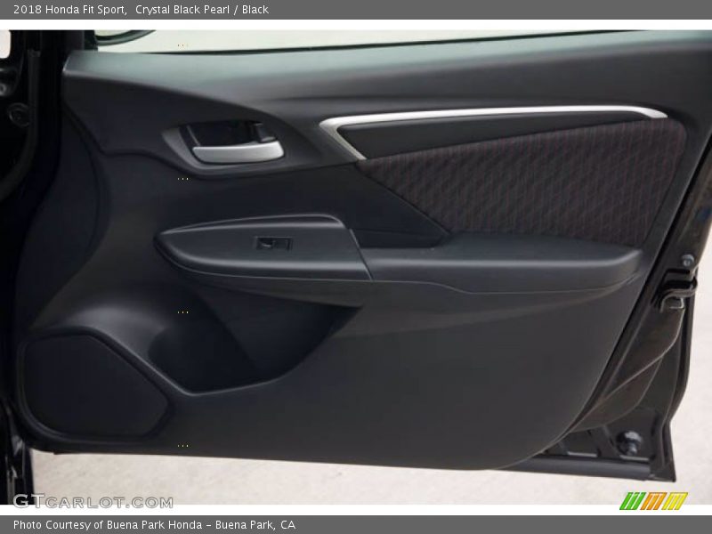 Crystal Black Pearl / Black 2018 Honda Fit Sport