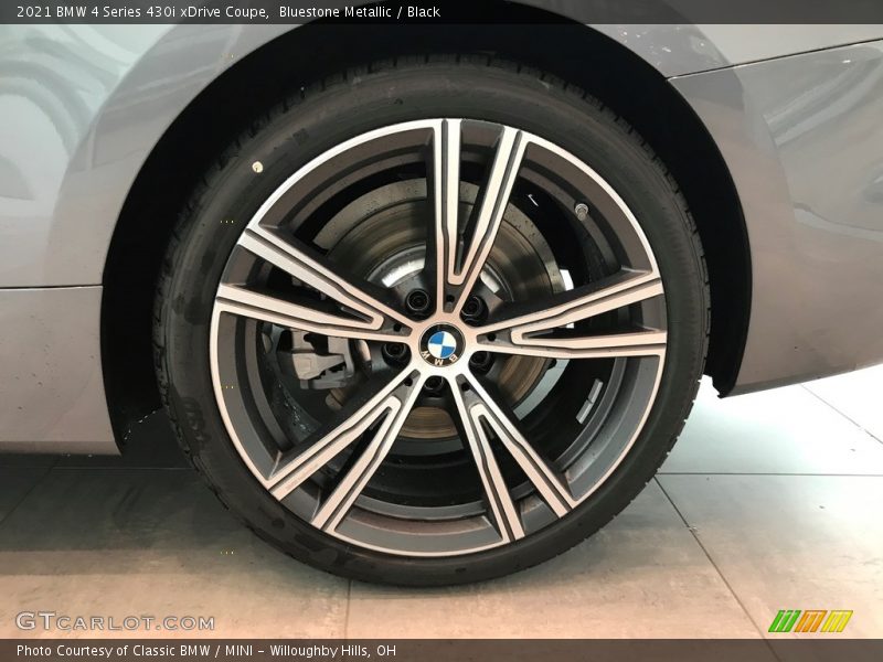 Bluestone Metallic / Black 2021 BMW 4 Series 430i xDrive Coupe