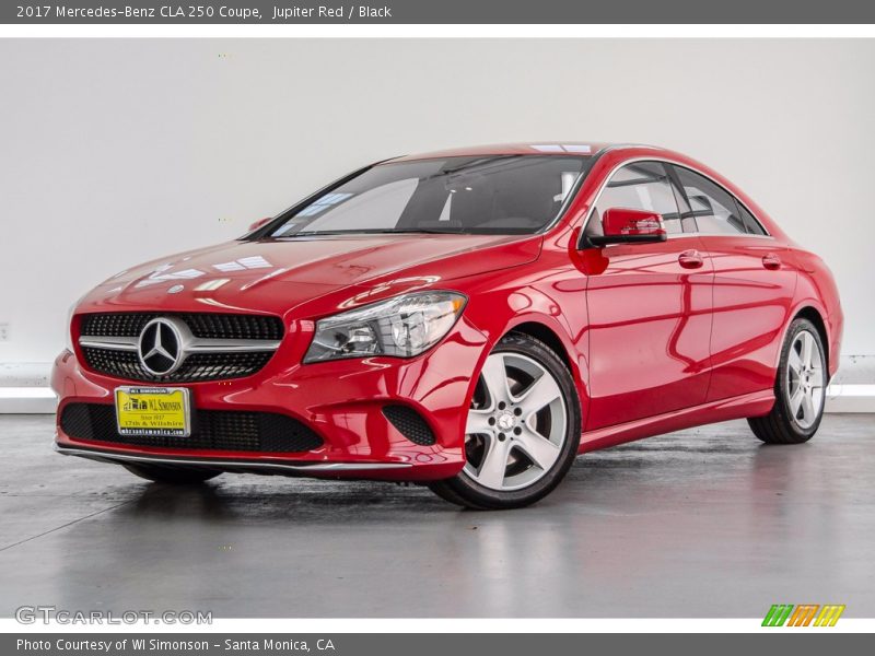 Jupiter Red / Black 2017 Mercedes-Benz CLA 250 Coupe