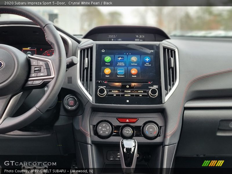 Crystal White Pearl / Black 2020 Subaru Impreza Sport 5-Door