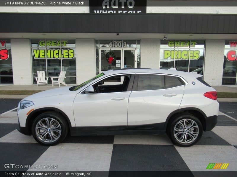 Alpine White / Black 2019 BMW X2 sDrive28i