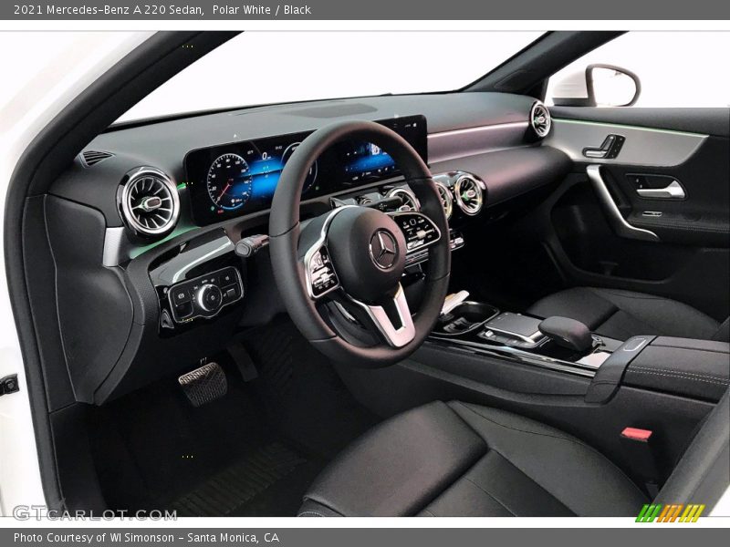 Polar White / Black 2021 Mercedes-Benz A 220 Sedan