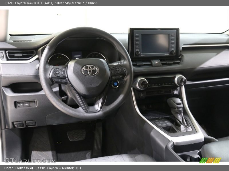 Silver Sky Metallic / Black 2020 Toyota RAV4 XLE AWD
