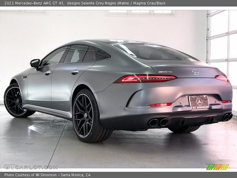 designo Selenite Grey Magno (Matte) / Magma Gray/Black 2021 Mercedes-Benz AMG GT 43