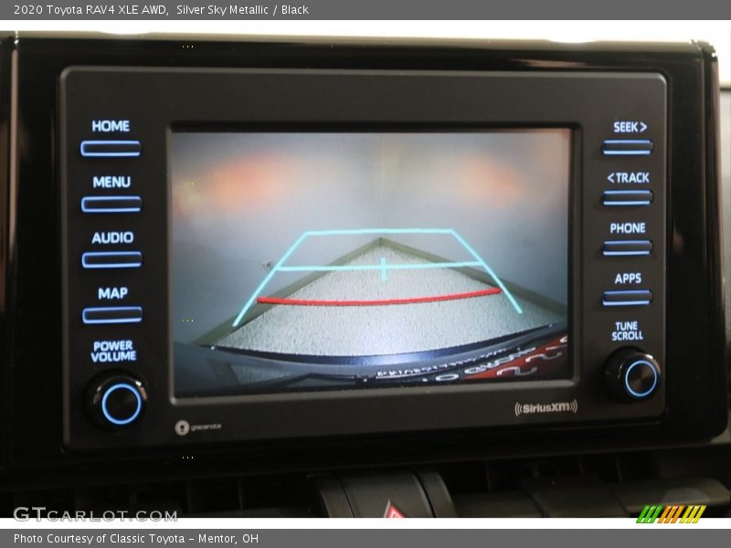 Silver Sky Metallic / Black 2020 Toyota RAV4 XLE AWD