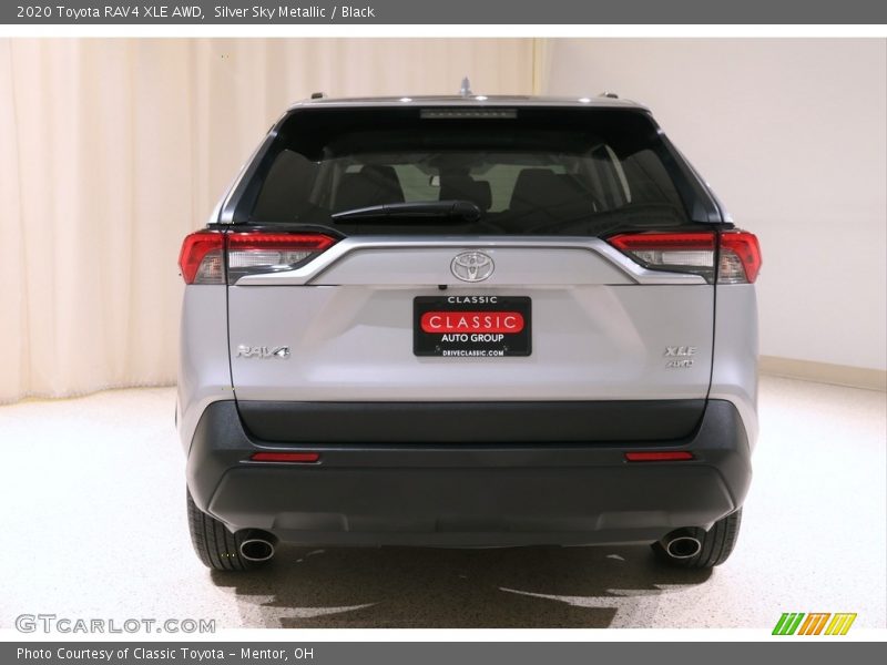Silver Sky Metallic / Black 2020 Toyota RAV4 XLE AWD