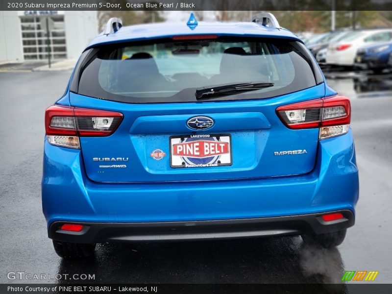 Ocean Blue Pearl / Black 2020 Subaru Impreza Premium 5-Door