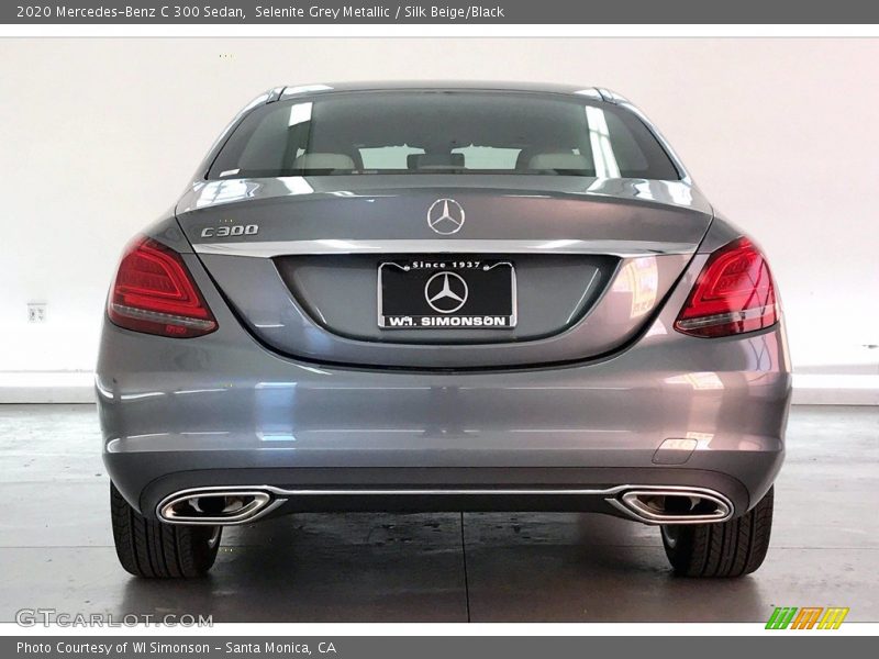 Selenite Grey Metallic / Silk Beige/Black 2020 Mercedes-Benz C 300 Sedan