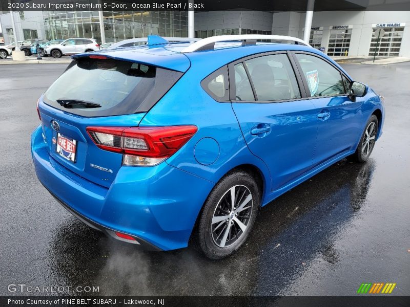 Ocean Blue Pearl / Black 2020 Subaru Impreza Premium 5-Door