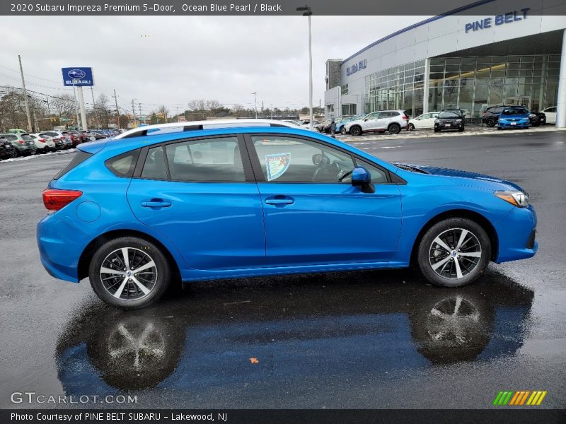 Ocean Blue Pearl / Black 2020 Subaru Impreza Premium 5-Door