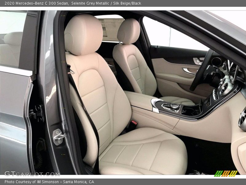 Selenite Grey Metallic / Silk Beige/Black 2020 Mercedes-Benz C 300 Sedan