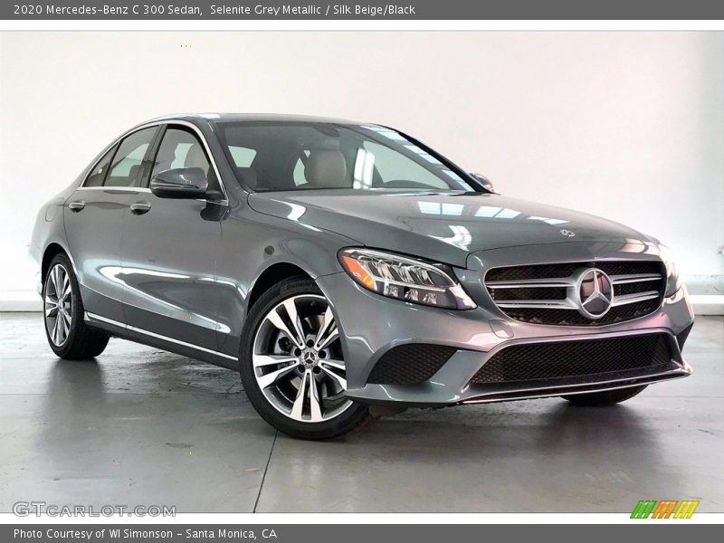 Selenite Grey Metallic / Silk Beige/Black 2020 Mercedes-Benz C 300 Sedan