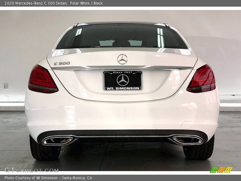 Polar White / Black 2020 Mercedes-Benz C 300 Sedan