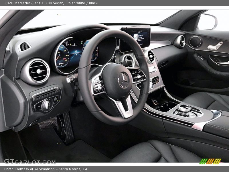 Polar White / Black 2020 Mercedes-Benz C 300 Sedan
