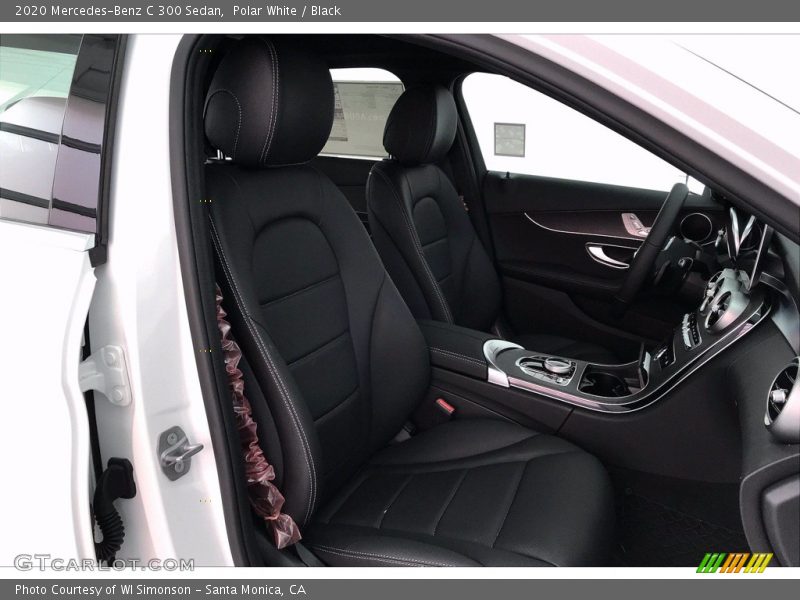 Polar White / Black 2020 Mercedes-Benz C 300 Sedan