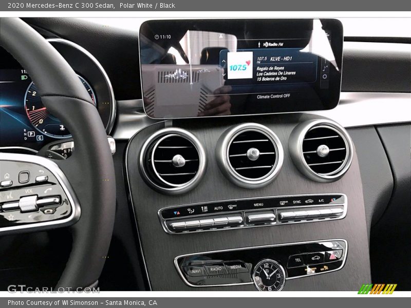 Polar White / Black 2020 Mercedes-Benz C 300 Sedan