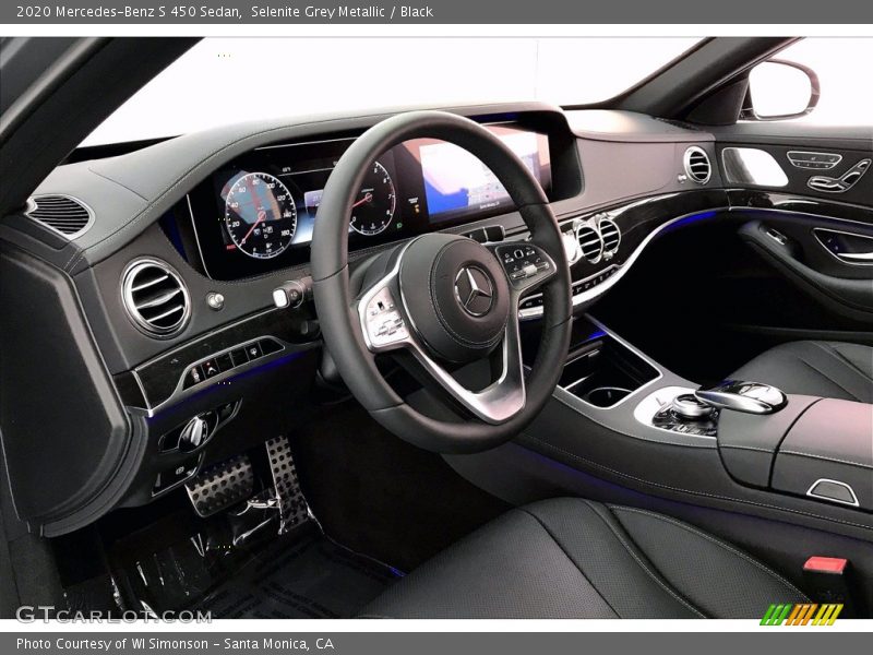 Selenite Grey Metallic / Black 2020 Mercedes-Benz S 450 Sedan