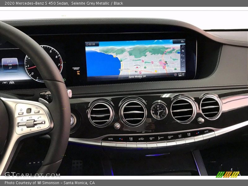 Selenite Grey Metallic / Black 2020 Mercedes-Benz S 450 Sedan