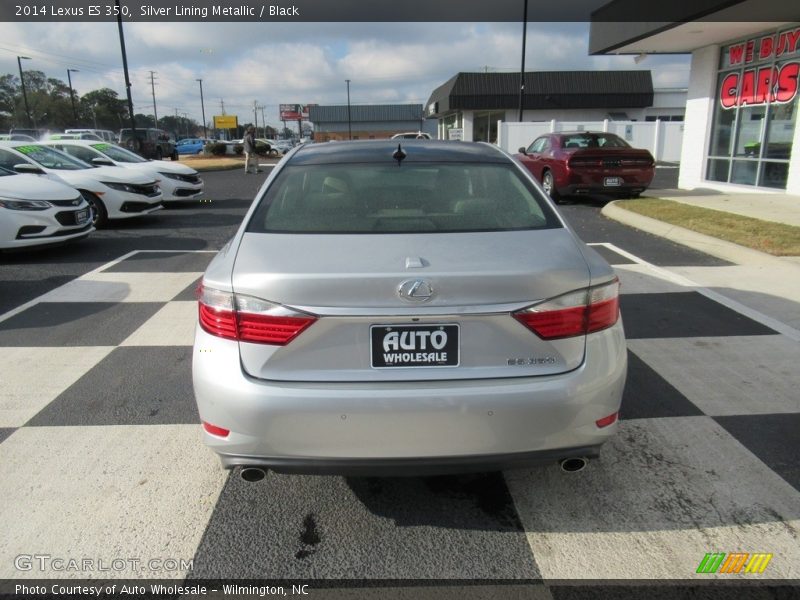 Silver Lining Metallic / Black 2014 Lexus ES 350