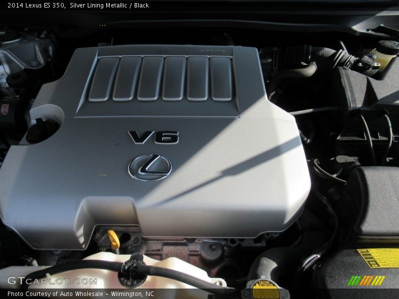Silver Lining Metallic / Black 2014 Lexus ES 350
