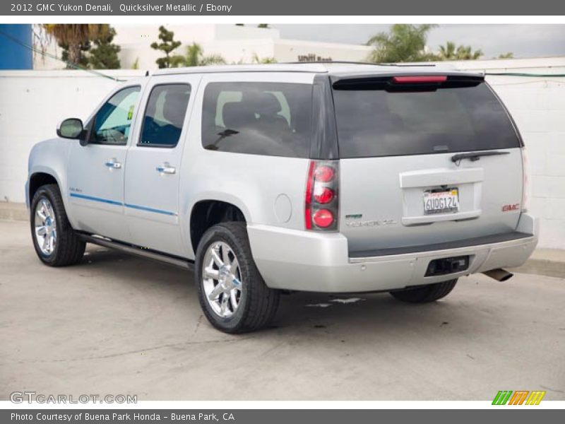 Quicksilver Metallic / Ebony 2012 GMC Yukon Denali