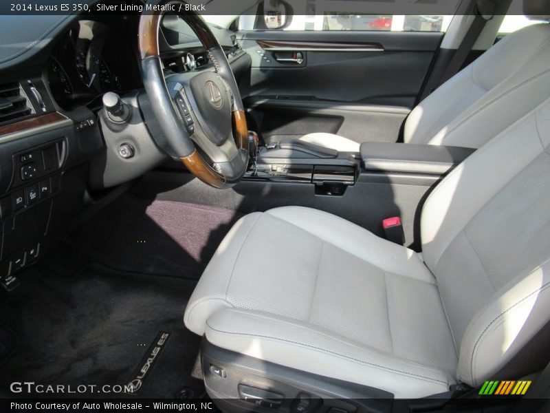 Silver Lining Metallic / Black 2014 Lexus ES 350