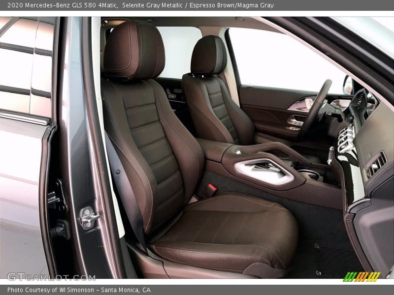 Front Seat of 2020 GLS 580 4Matic