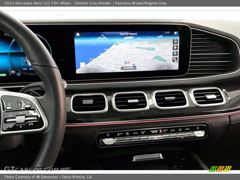 Controls of 2020 GLS 580 4Matic