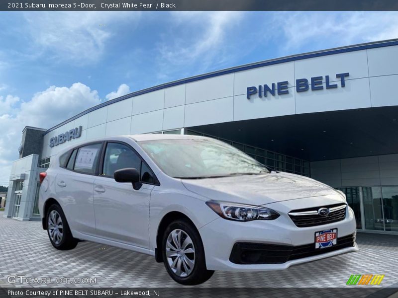 Crystal White Pearl / Black 2021 Subaru Impreza 5-Door