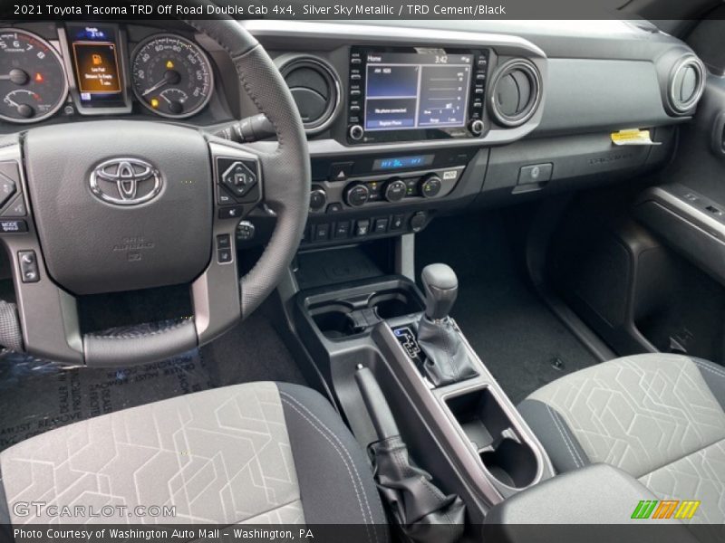 Silver Sky Metallic / TRD Cement/Black 2021 Toyota Tacoma TRD Off Road Double Cab 4x4