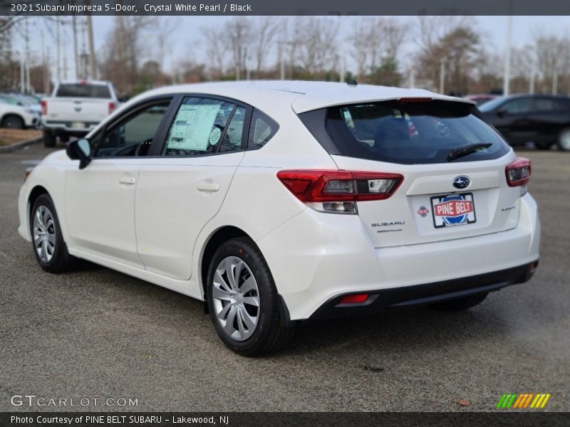 Crystal White Pearl / Black 2021 Subaru Impreza 5-Door
