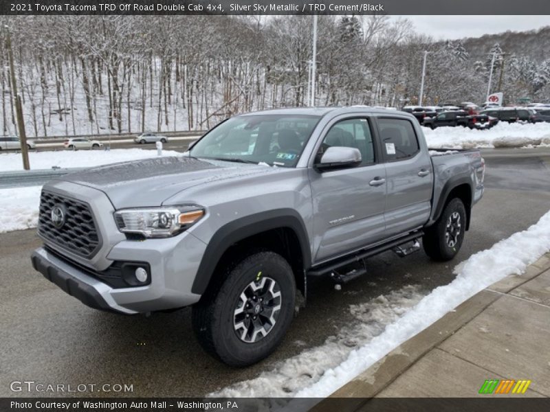 Silver Sky Metallic / TRD Cement/Black 2021 Toyota Tacoma TRD Off Road Double Cab 4x4