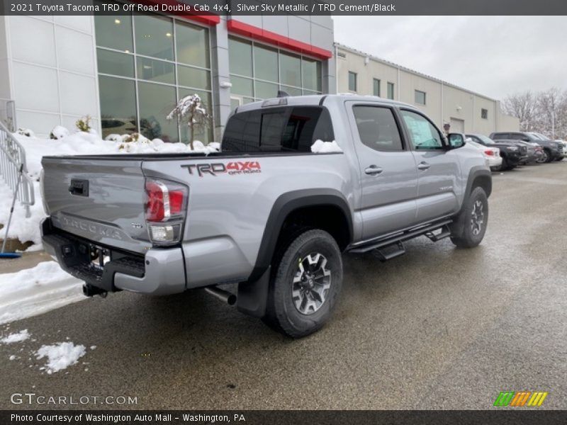 Silver Sky Metallic / TRD Cement/Black 2021 Toyota Tacoma TRD Off Road Double Cab 4x4