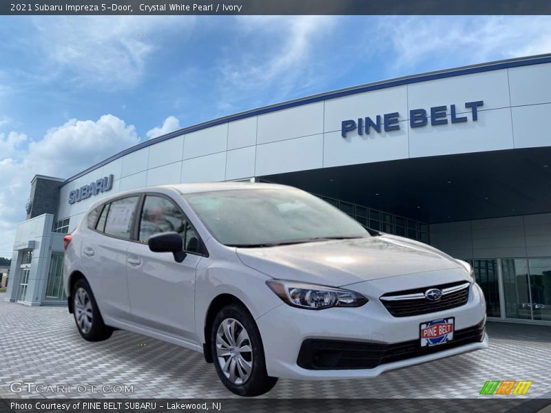 Crystal White Pearl / Ivory 2021 Subaru Impreza 5-Door