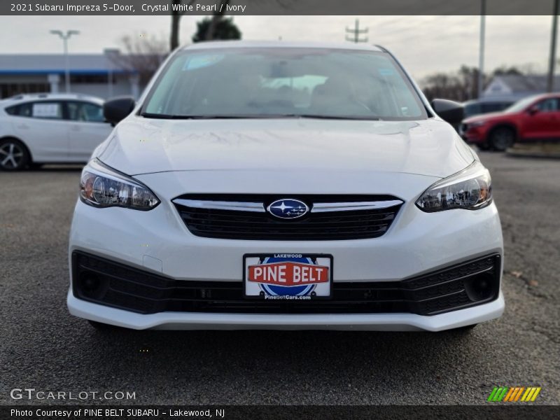 Crystal White Pearl / Ivory 2021 Subaru Impreza 5-Door