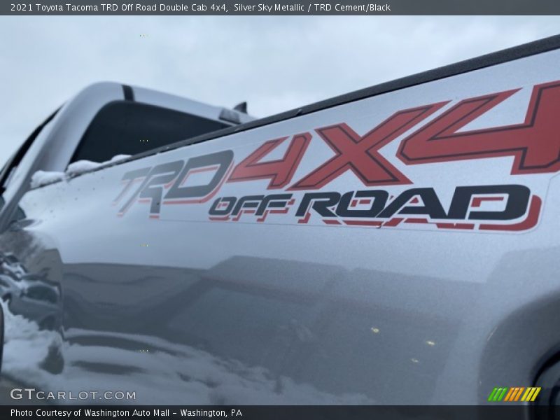Silver Sky Metallic / TRD Cement/Black 2021 Toyota Tacoma TRD Off Road Double Cab 4x4