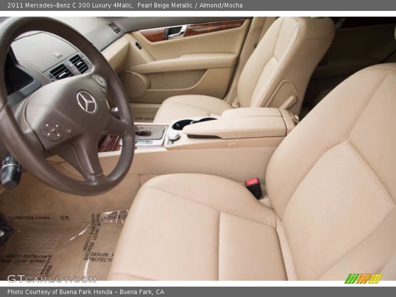 Pearl Beige Metallic / Almond/Mocha 2011 Mercedes-Benz C 300 Luxury 4Matic