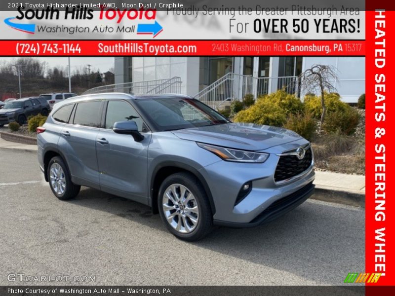 Moon Dust / Graphite 2021 Toyota Highlander Limited AWD