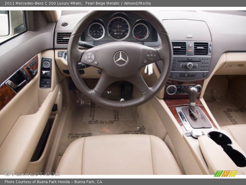 Pearl Beige Metallic / Almond/Mocha 2011 Mercedes-Benz C 300 Luxury 4Matic