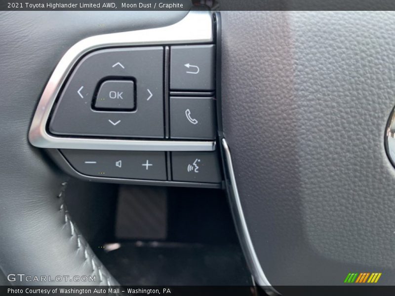  2021 Highlander Limited AWD Steering Wheel