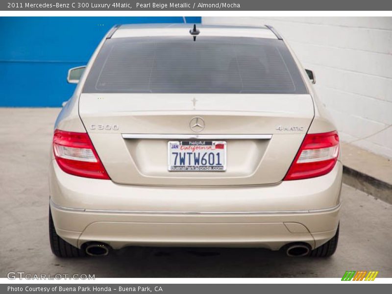 Pearl Beige Metallic / Almond/Mocha 2011 Mercedes-Benz C 300 Luxury 4Matic