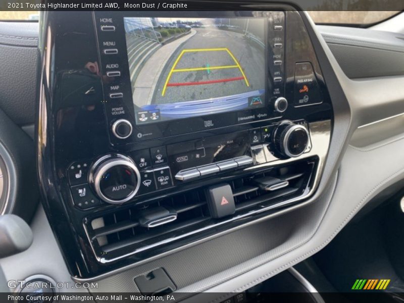 Controls of 2021 Highlander Limited AWD