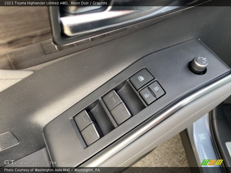 Controls of 2021 Highlander Limited AWD