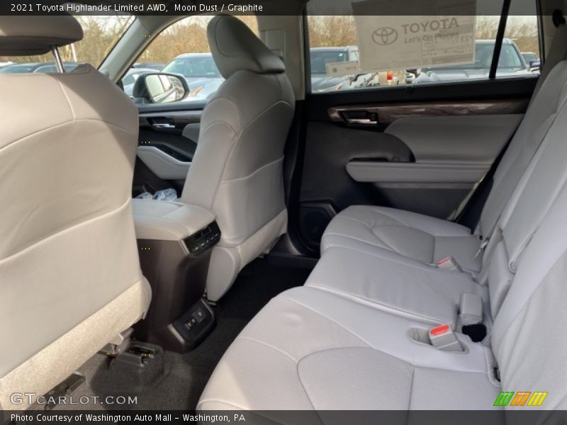 Rear Seat of 2021 Highlander Limited AWD